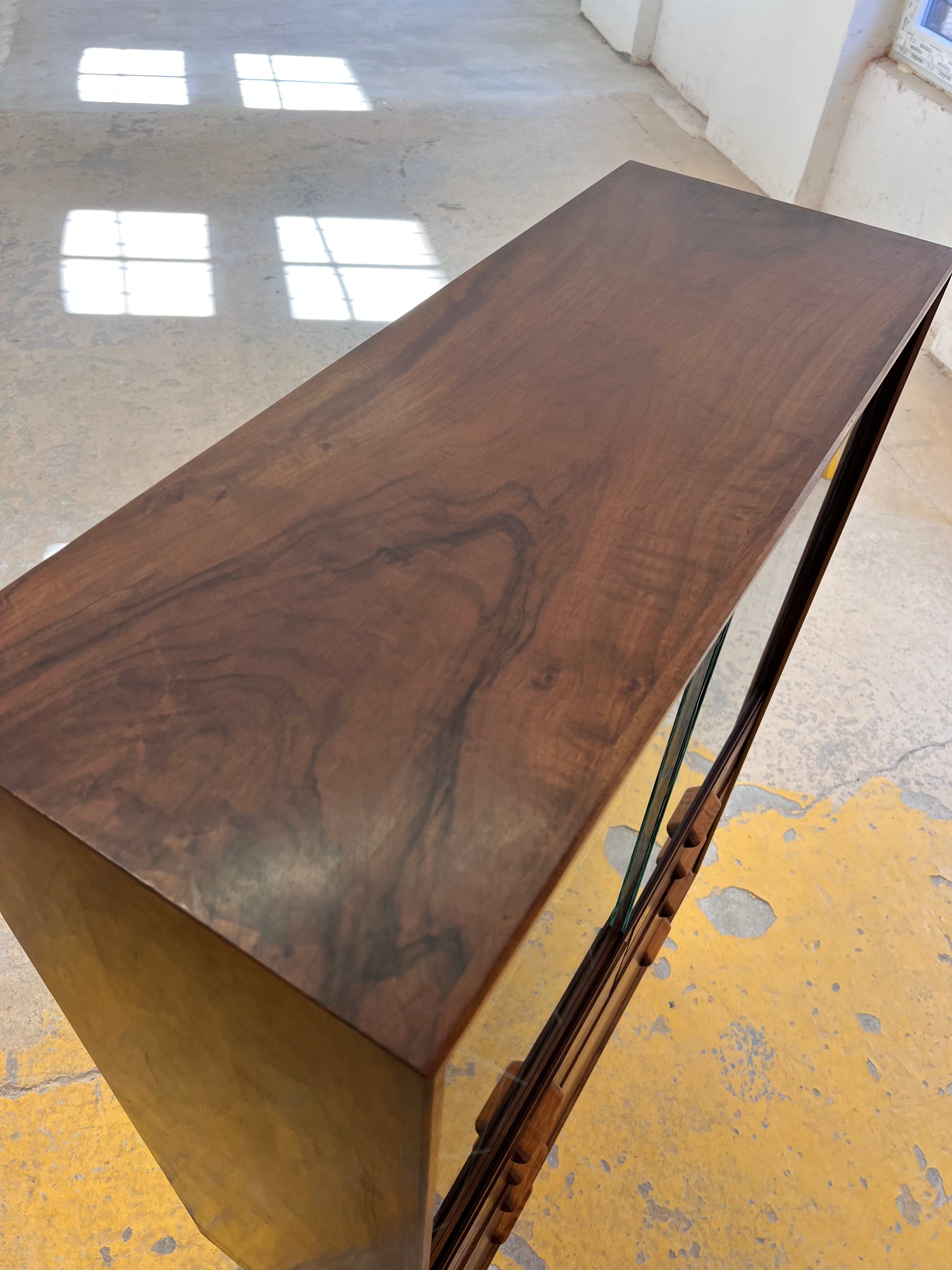 Vitrinenschrank Teak aus Dänemark