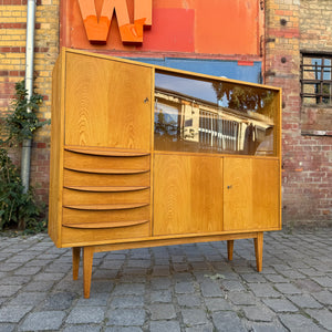 Highboard Typ 602/G Esche von Franz Ehrlich für Hellerau