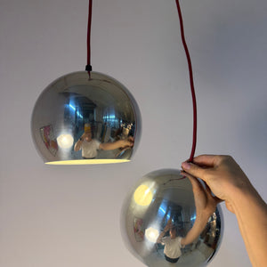 Kugellampe Topan Chrom von Verner Panton