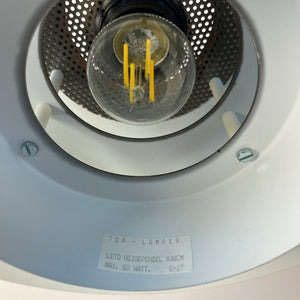 Kleine Lamellenlampe Leto silber kupfer von Top Lamper