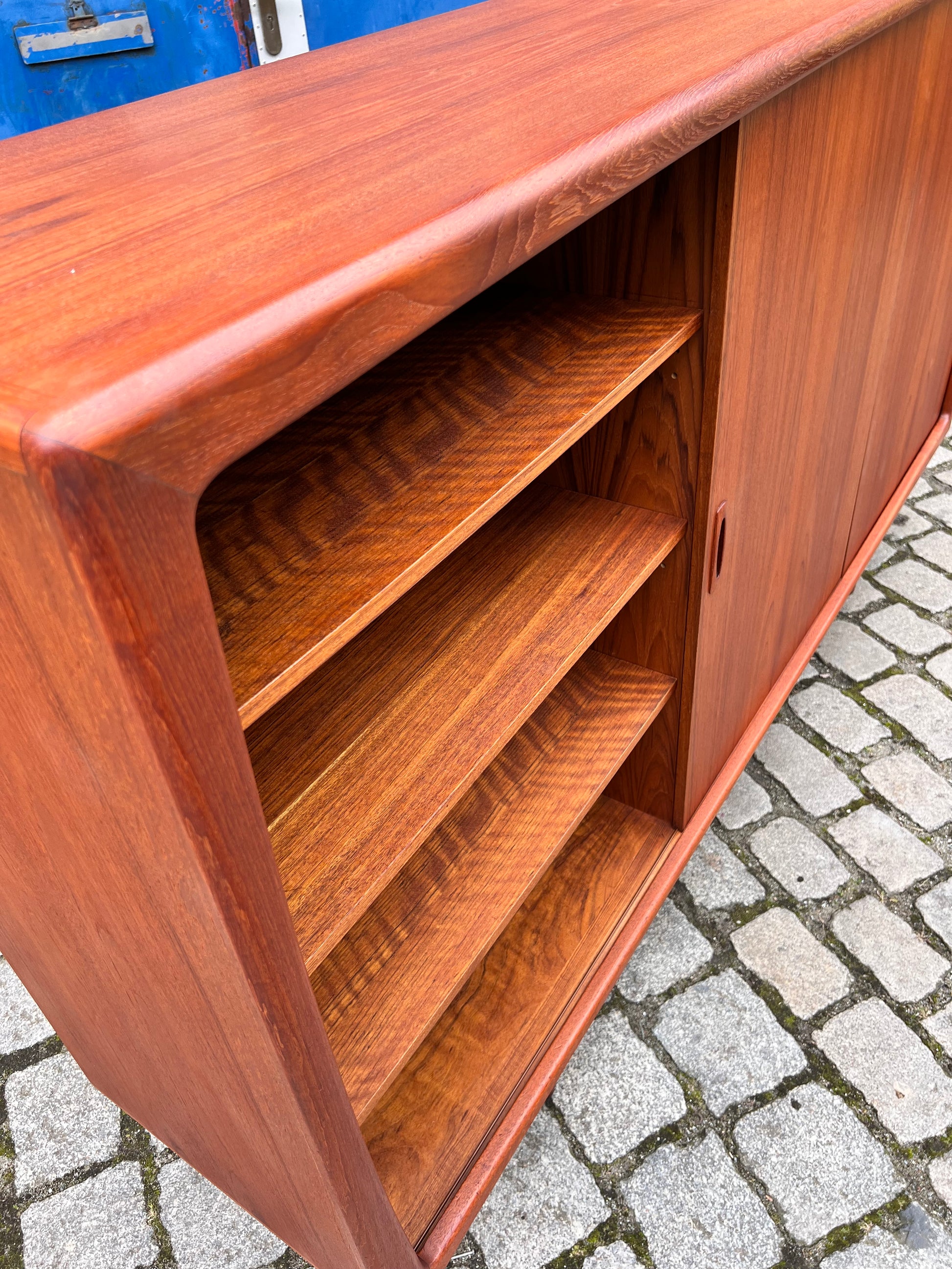 XXL Highboard Teak von H.P. Hansen aus Dänemark