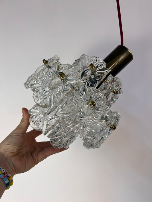 Hängelampe Kristallglas von Kinkeldey
