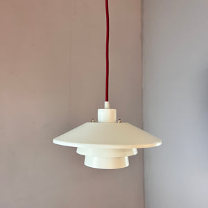 Lamellenlampe weiß