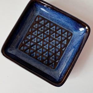 Schale 3337 blau von Einar Johansen für Søholm Keramik