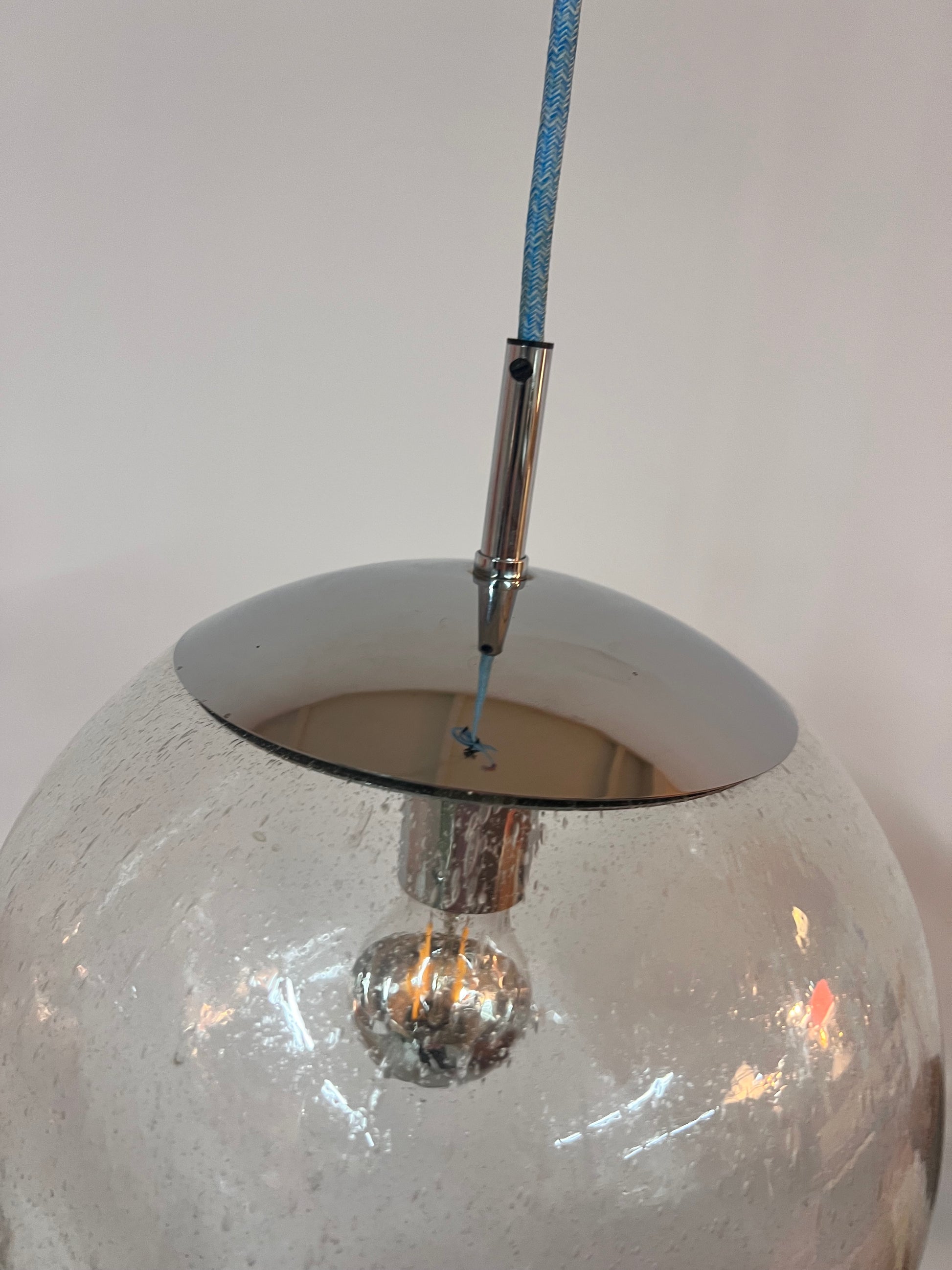 Kugellampe Glas Chrom von Hustadt Leuchten