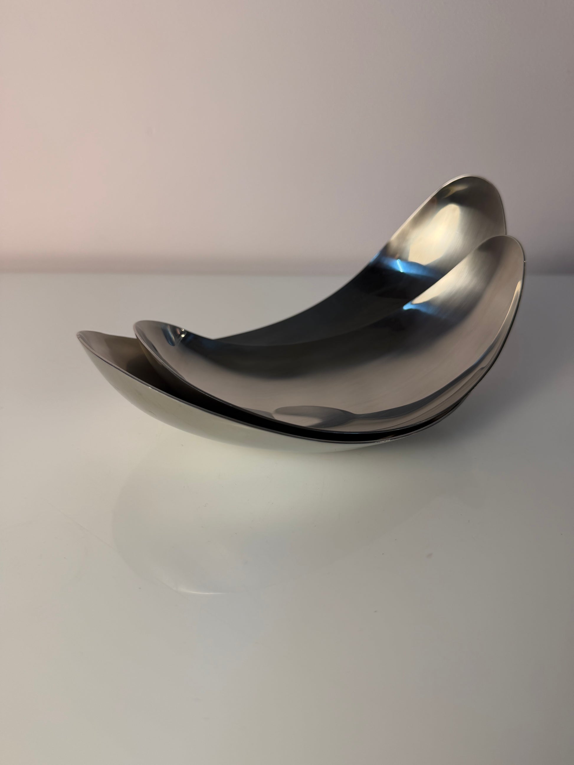 Set: Servierschalen Leaf von Helle Damkjær für Georg Jensen