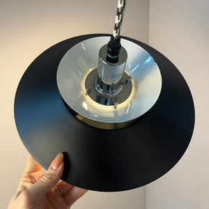Lamellenlampe schwarz aus Dänemark