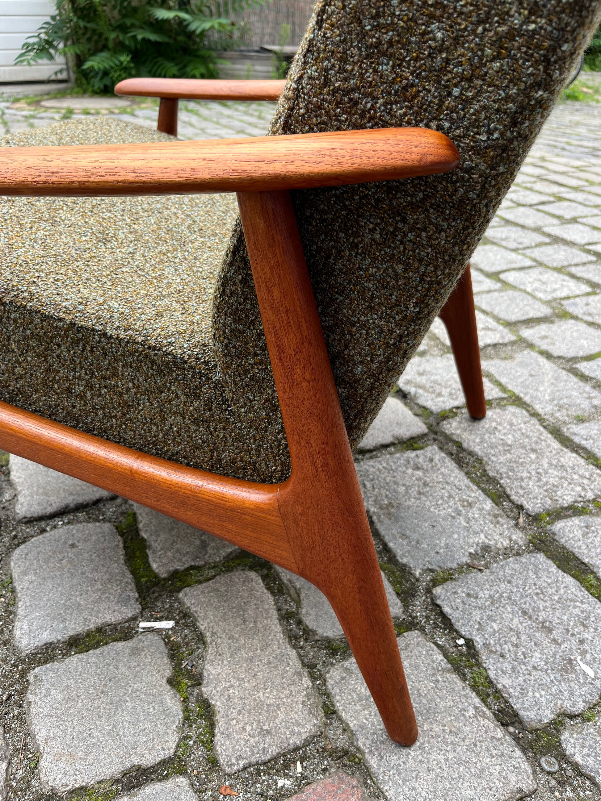 Sessel oliv Teak aus Dänemark