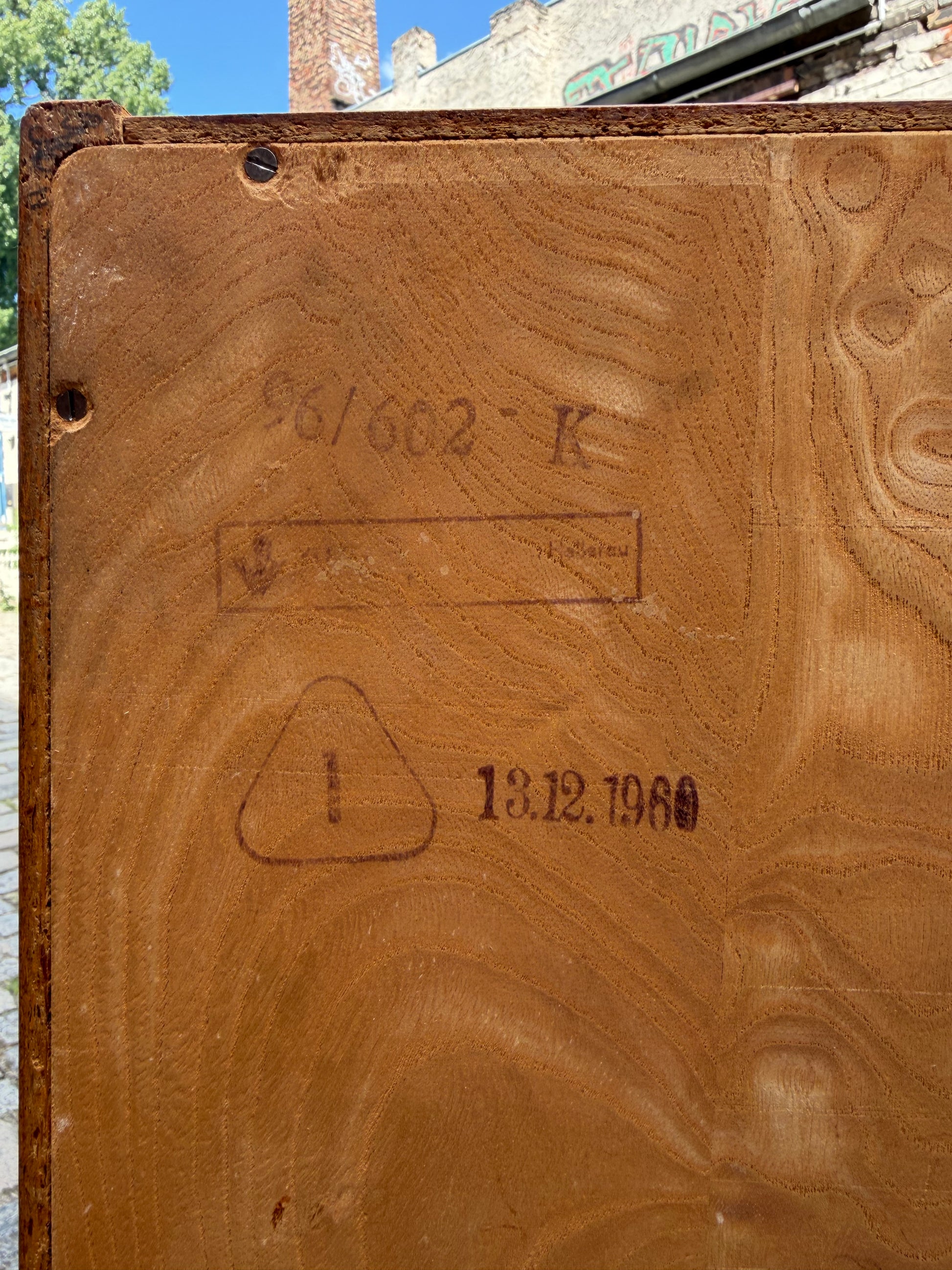 Sideboard Typ 602/K Esche von Franz Ehrlich für Hellerau