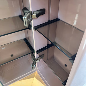 Set: Spiegelschrank rosa von Duscholux