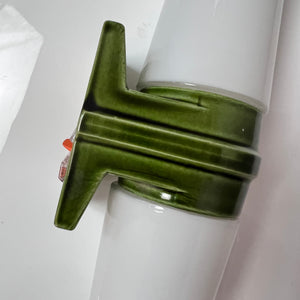 Wandlampe Modell 6060 grün von Sigvard Bernadotte für Ifö