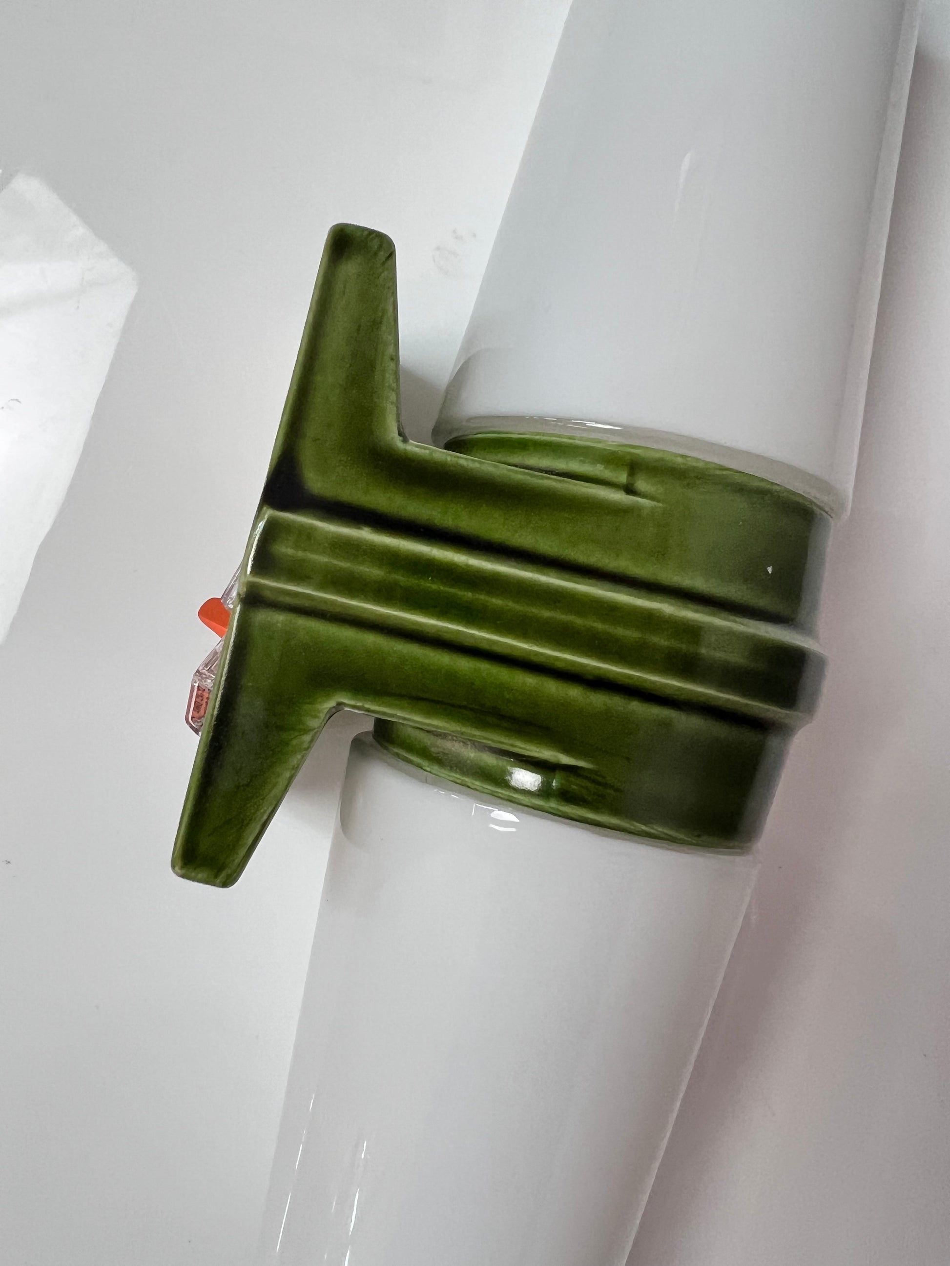 Wandlampe Modell 6060 grün von Sigvard Bernadotte für Ifö