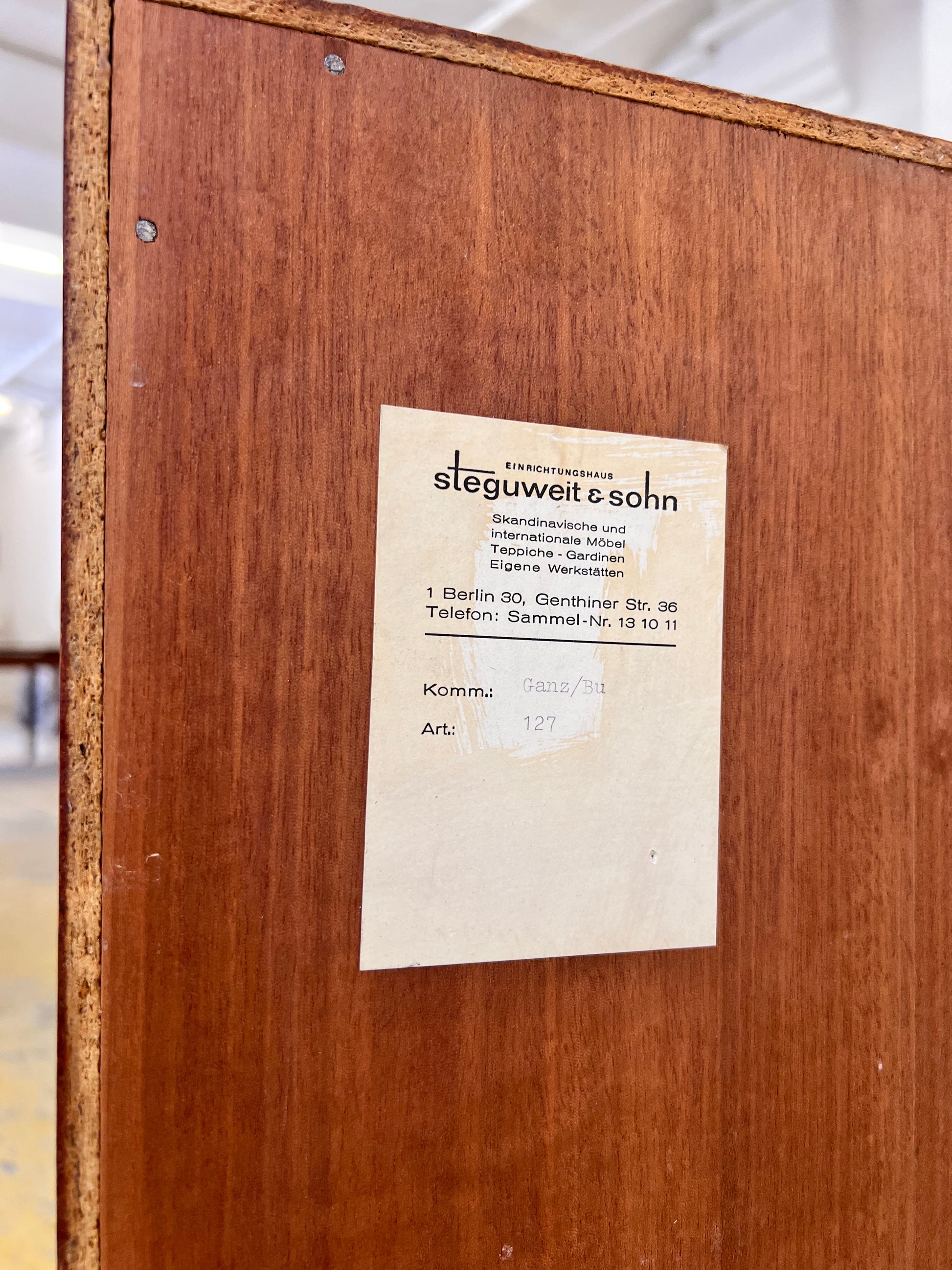 Sideboard Teak auf Hairpinlegs von rt Möbel