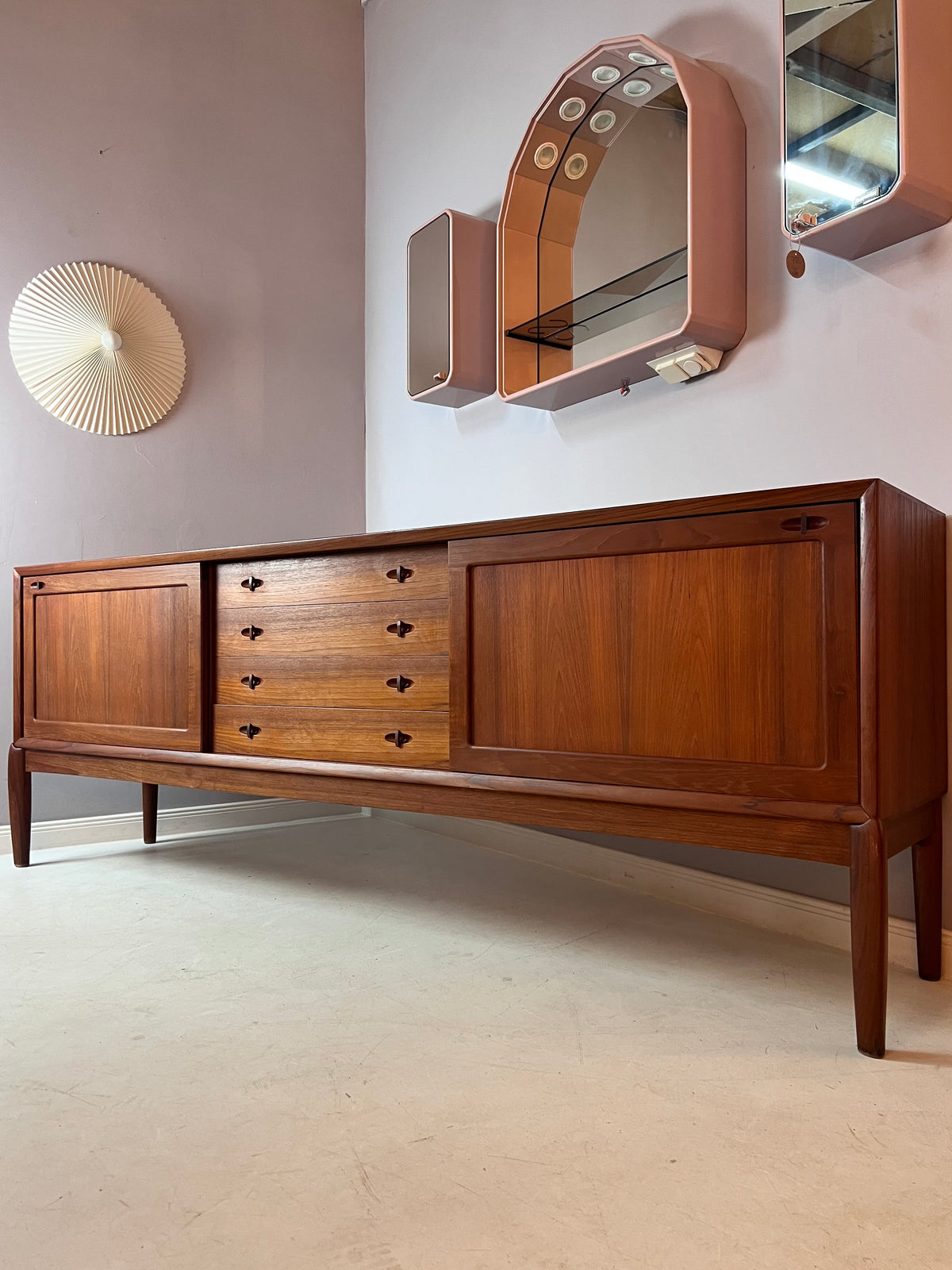 Sideboard Teak von H.W. Klein für Bramin