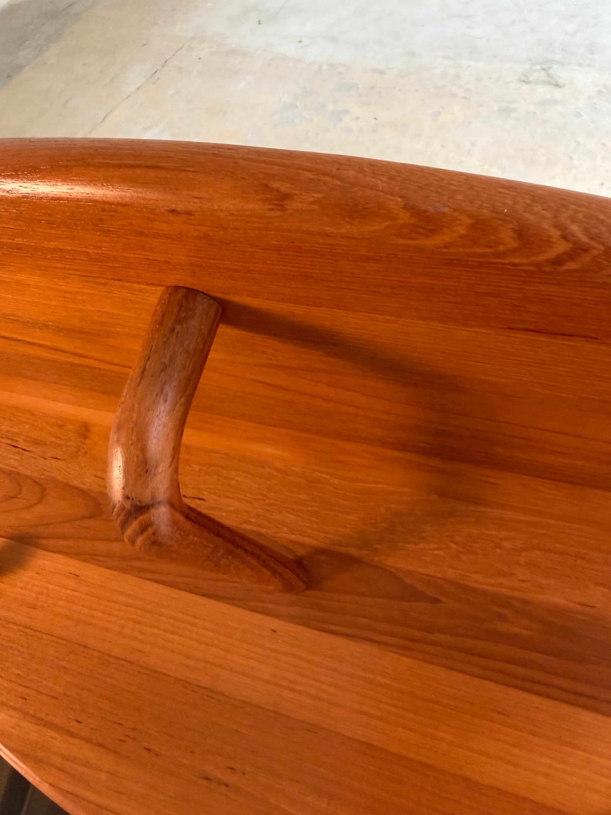Halbrunde Garderobe Teak von Lysgaard Møbler