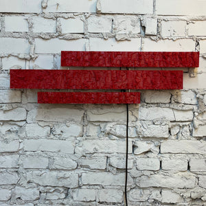Wandlampe rot von Uwe Mersch