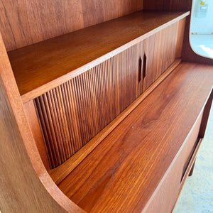 Bücherregal Teak mit Sekretär & Ausziehplatte von Johannes Sorth für Nexø