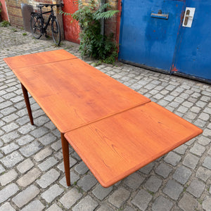 Ausziehbarer Esstisch Teak aus Dänemark