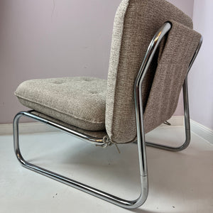 Sessel Halina beige Chrom von Hellerau