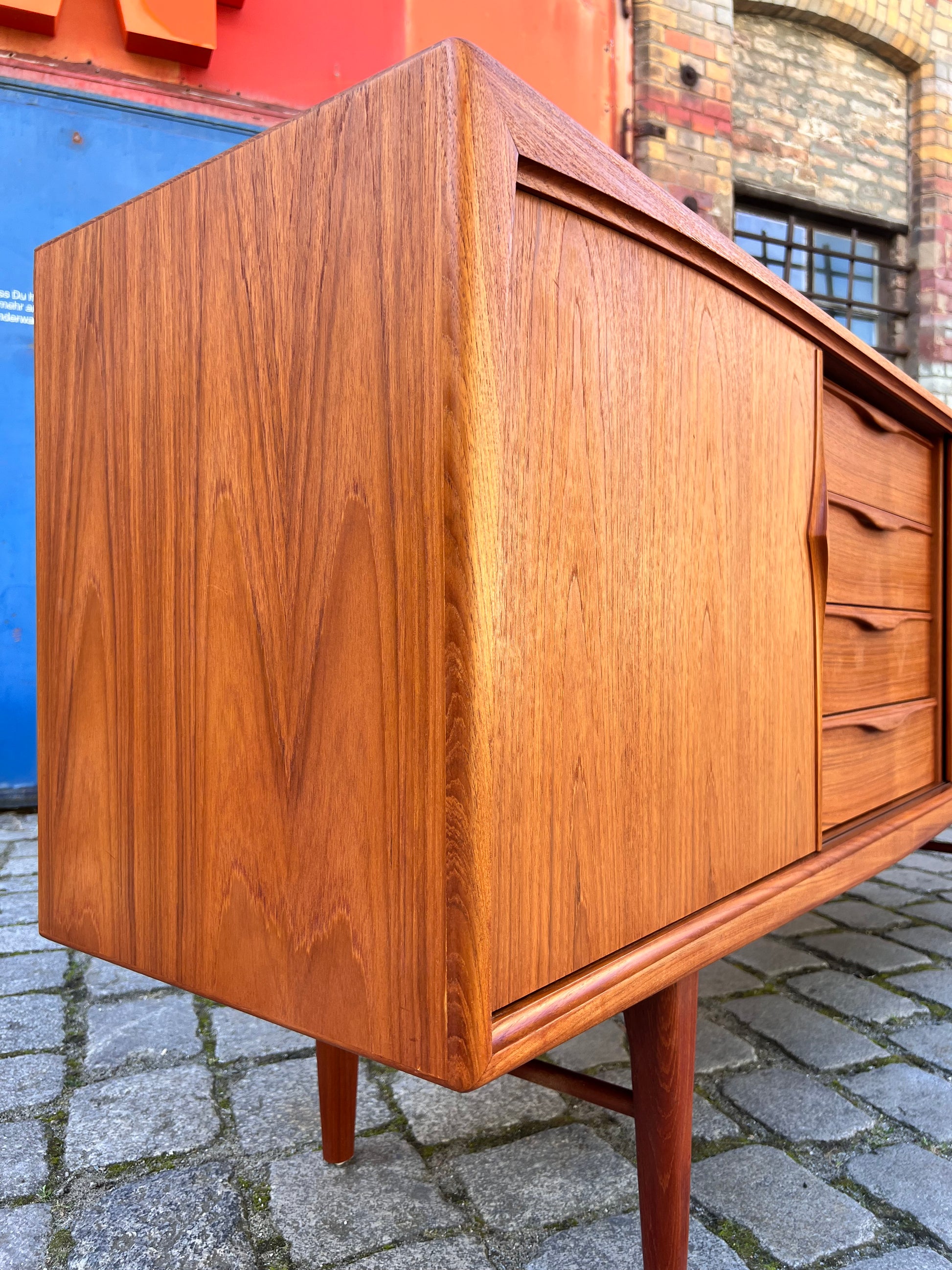 Sideboard Teak von Heinrich Riestenpatt für rt Möbel