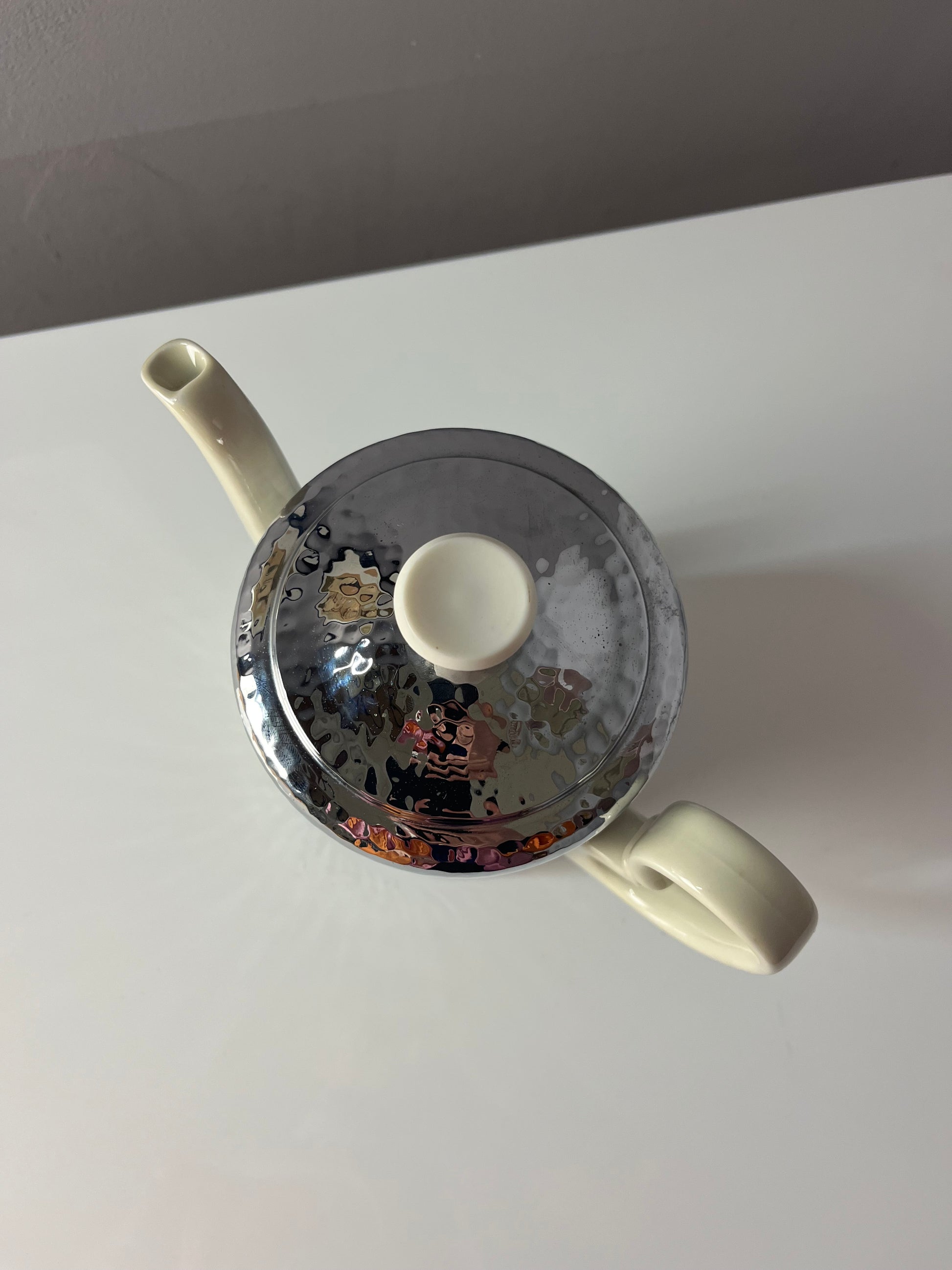 Kaffeekanne mit Warmhalter von J. Kronester Bavaria