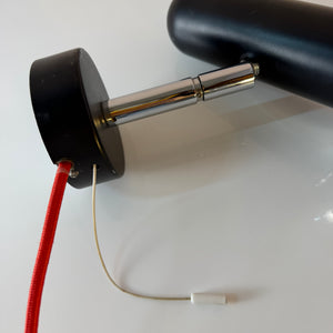 Wandlampe schwarz Chrom von Simon & Schelle (Sische)