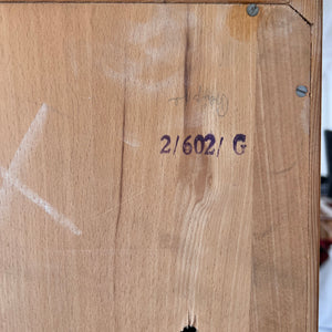 Highboard / Wohnzimmerschrank Typ 602/G Esche von Hellerau aus 1959