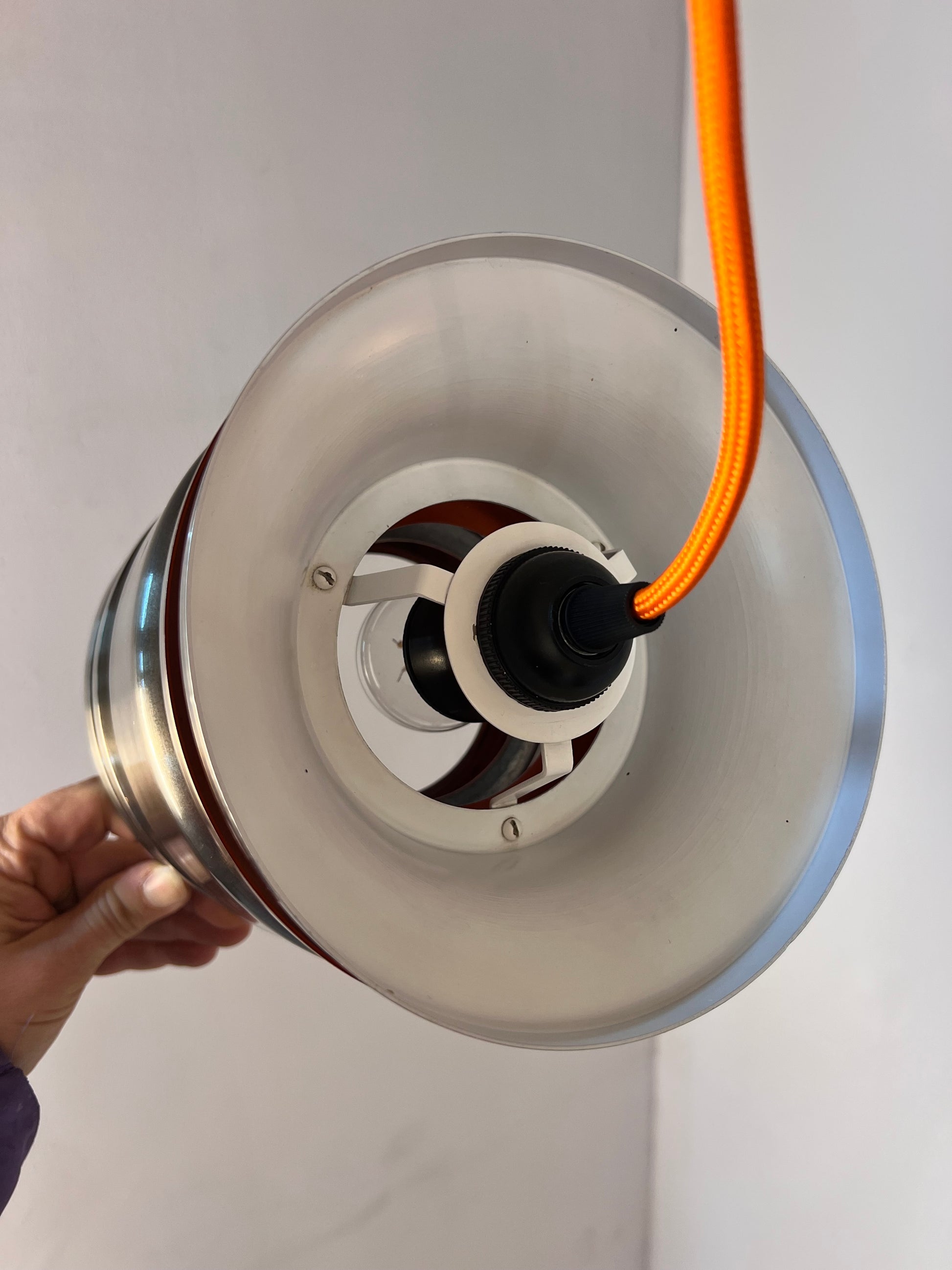 Hängelampe anthrazit orange von Carl Thore für Granhaga