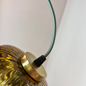 Hängelampe Kupfer Glas von Raak
