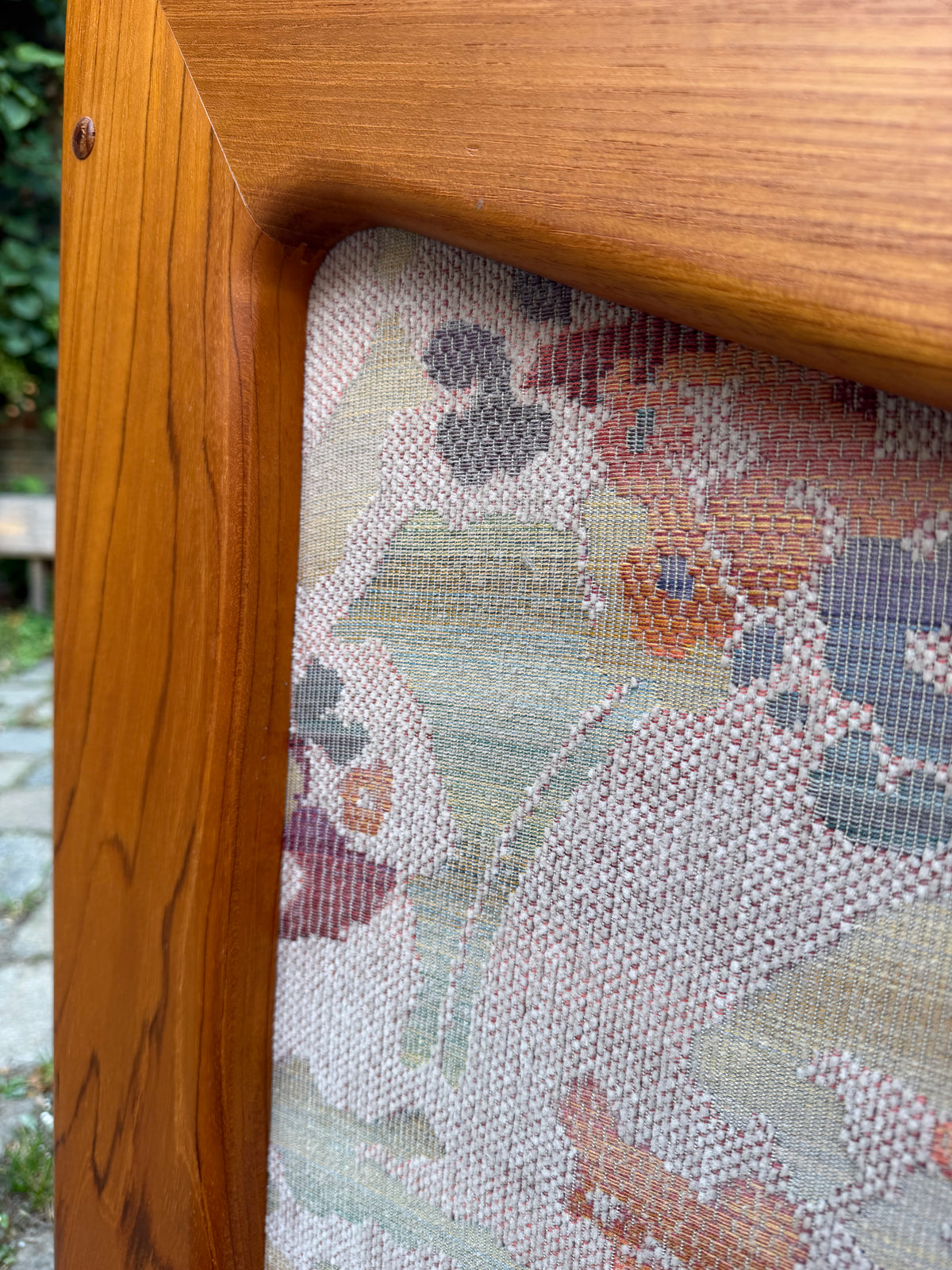 Schlafsessel / Gästebett Teak Textilstoff aus Dänemark