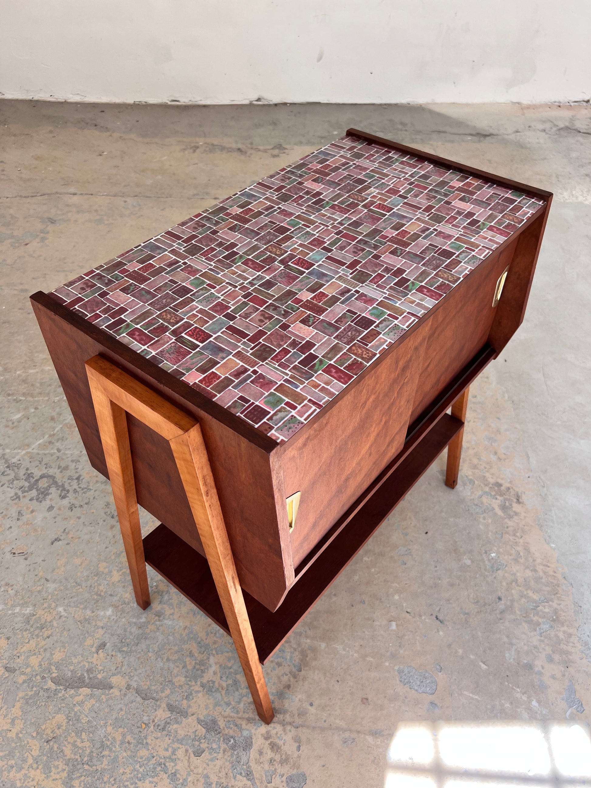 Kleiner Konsolentisch Teak aus Dänemark