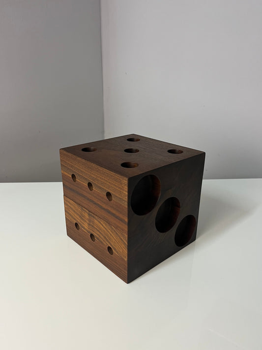 Großer Würfel Teak aus Dänemark