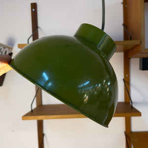 Bunkerlampe oliv aus Dänemark