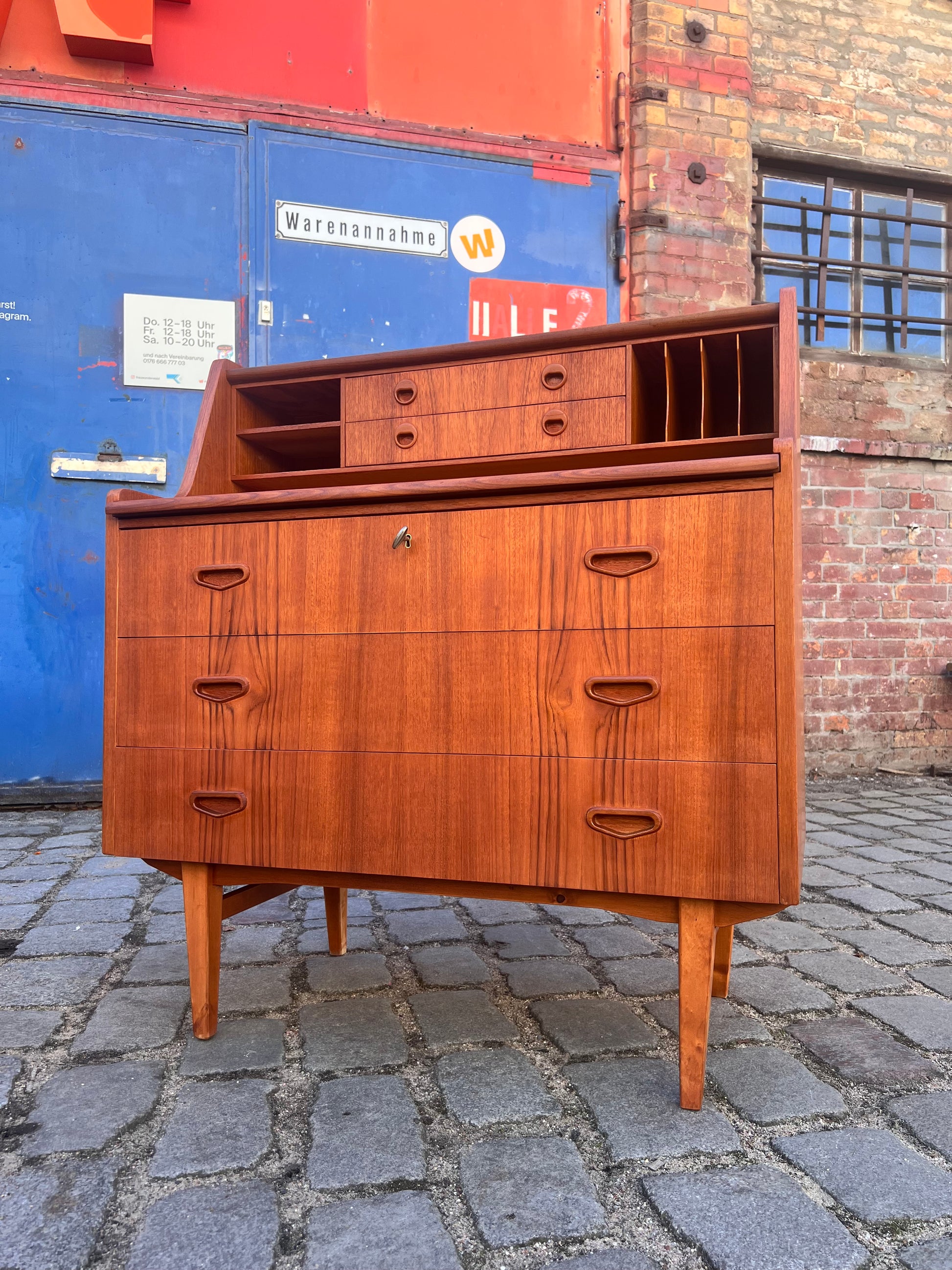 Sekretär Teak aus Dänemark