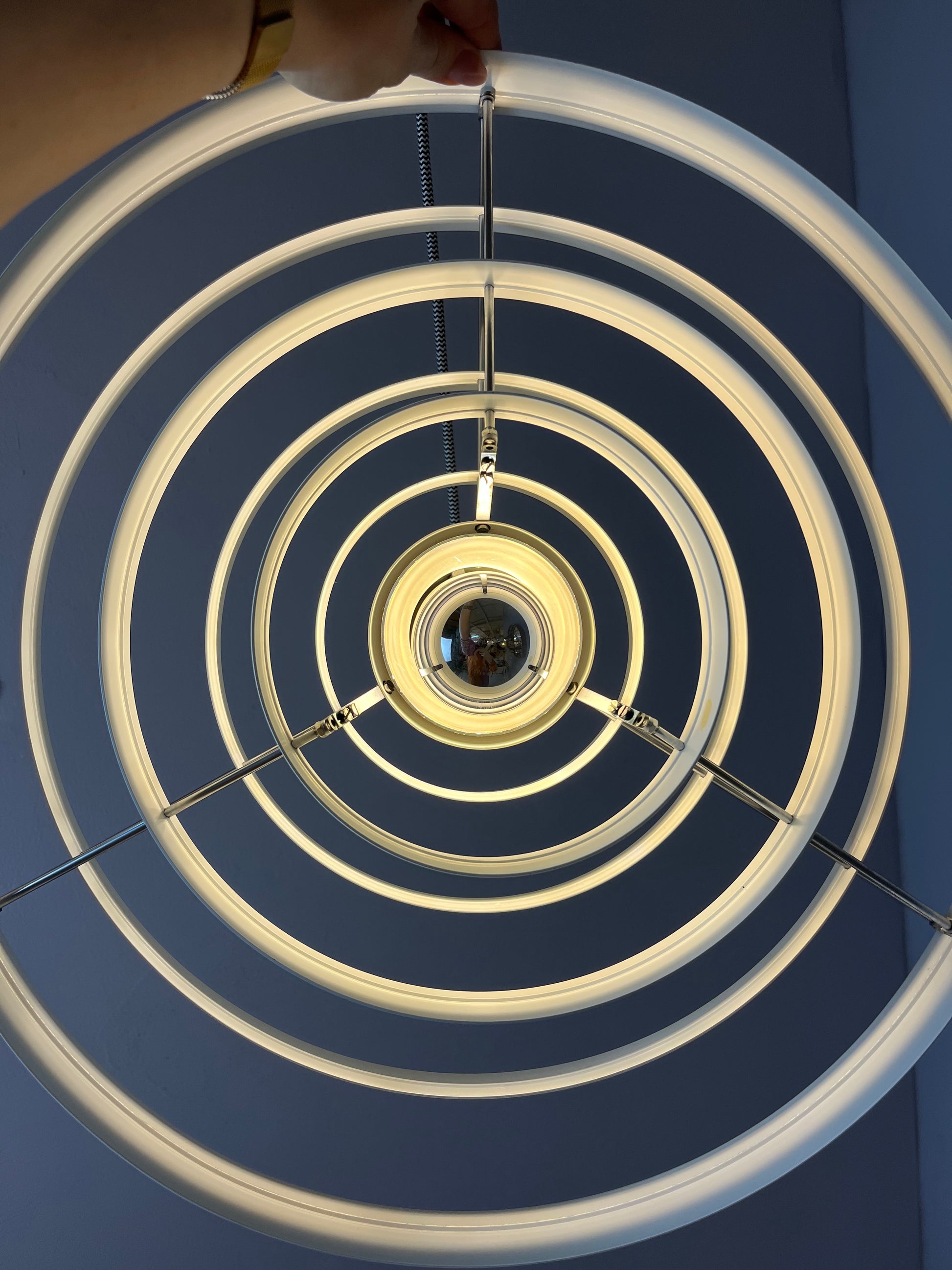 Hängelampe Fibonacci weiß von Sophus Frandsen für Fog & Mørup