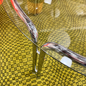 Couchtisch Glas & Chrom