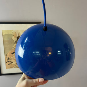 Hängelampe blau Metall