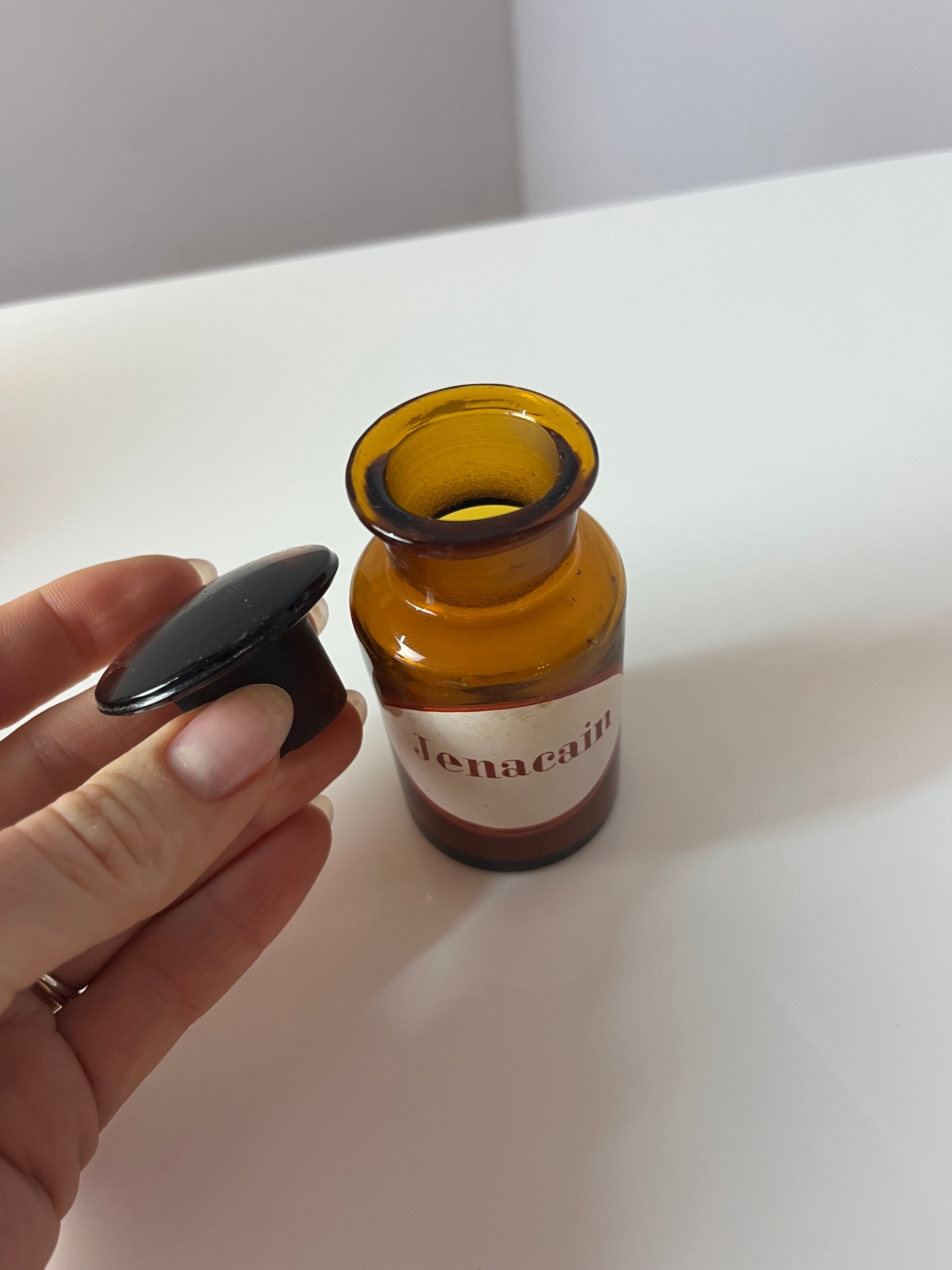 Set: 4x Apothekerglas braun