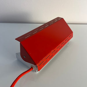 Wandlampe Twist Type 124 rot von Knud Christensen Electronic