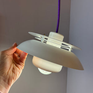 Lamellenlampe weiß aus Dänemark