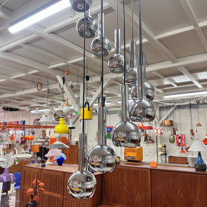 Kaskadenlampe 10-flammig Chrom von STAFF