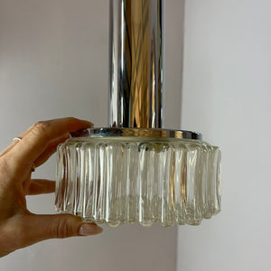 Pendelleuchte Modell P105 Klarglas Chrom von STAFF