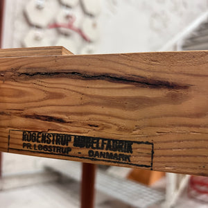 Ausziehbarer Esstisch Teak von Rogenstrup Møbelfabrik