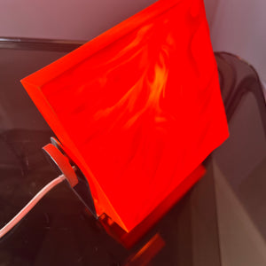 Tischlampe orange von Uwe Mersch