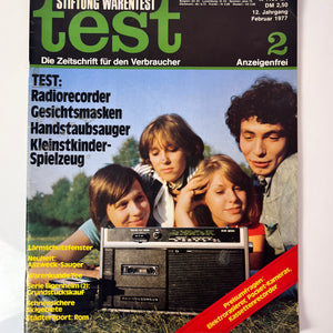 Stiftung Warentest Zeitschrift Februar 1977