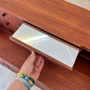 Sekretär Teak mit Spiegel aus Dänemark