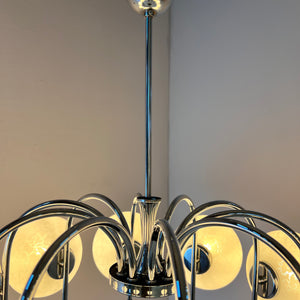 Kronleuchter mit 10 Kugeln von Richard Essig für Hustadt