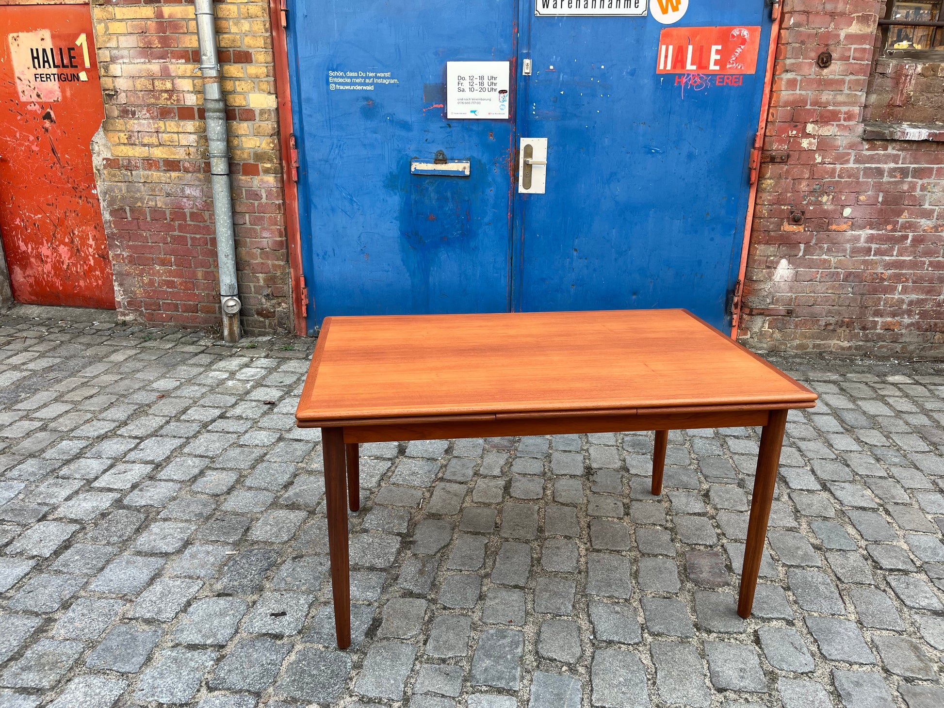 Ausziehbarer Esstisch Teak von Rosenstrup Møbelfabrik