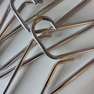 Set: 5x Kleiderbügel Metall 80er