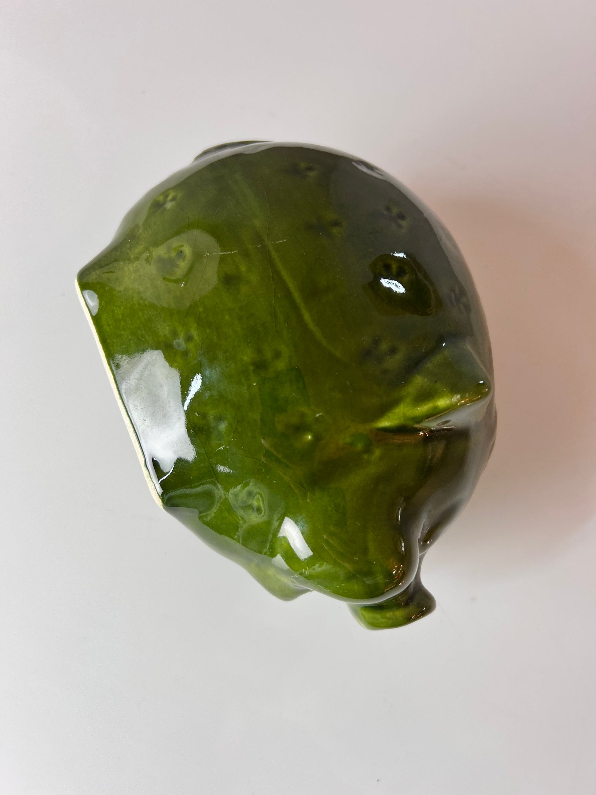 Sparschwein grün Keramik